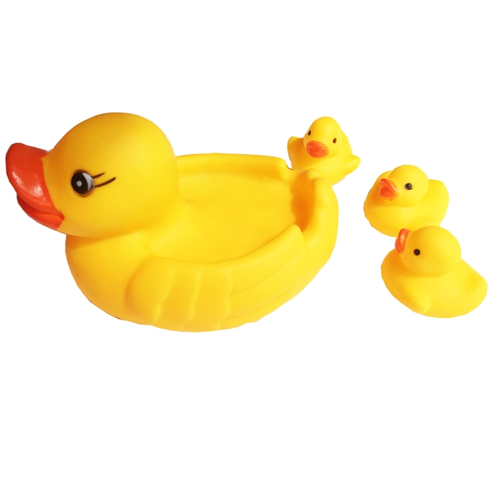 Bath Tub Swimming Pool Shower Bath Bathing Toy Rubber Duck Duckling