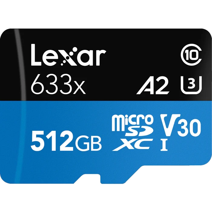 Lexar 633x microSDHC/microSDXC UHS-I w/ adapter, R up to 100MB/s, 32GB/64GB/128GB/256GB