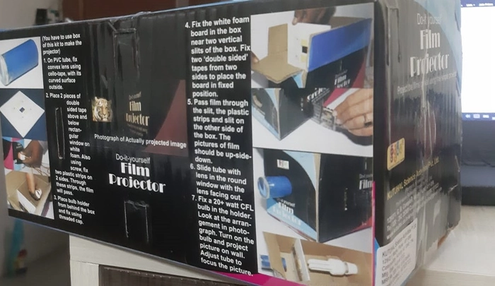 Do-It-Yourself (DIY) Film Projector Kit | Science Project Kit