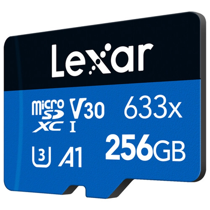 Lexar 633x microSDHC/microSDXC UHS-I w/ adapter, R up to 100MB/s, 32GB/64GB/128GB/256GB