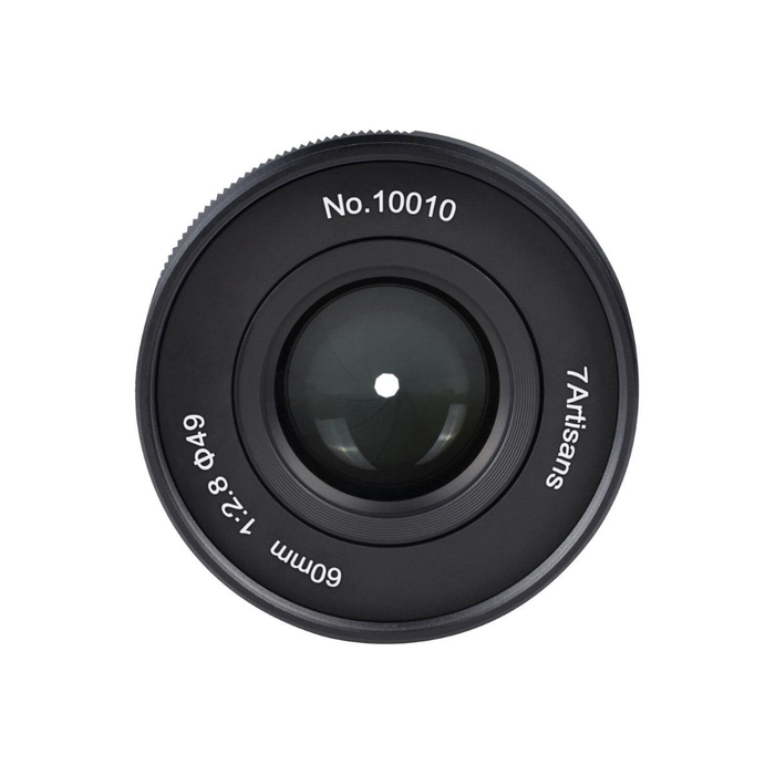 7artisans 60mm f/2.8 II Macro Lens for Fujifilm X / Black