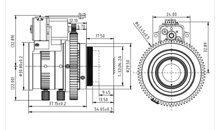 Motorized Lens FL 25mm