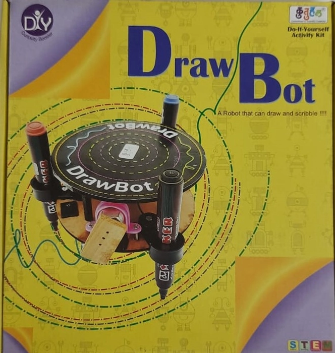 Draw Bot - A ROBOT that can draw and scribble | Do-It-Yourself Science Activity Kit