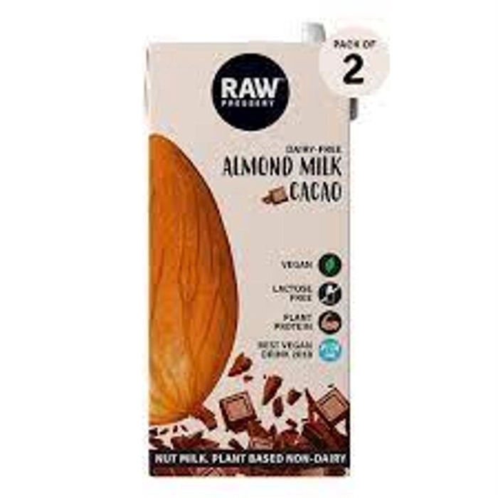 RAW PRESSERY ALMOND MILK CACAO - LACTOSE FREE DAIR