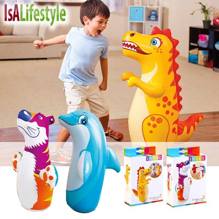 INTEX 44669 Inflatable Animal Toy Children 3D Bop Bags Designs Boxing Punch Bag Toys for boys