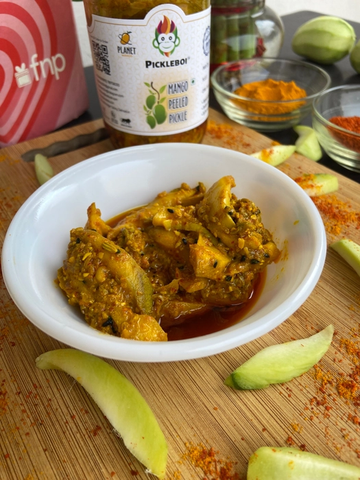 Mango peeled pickle