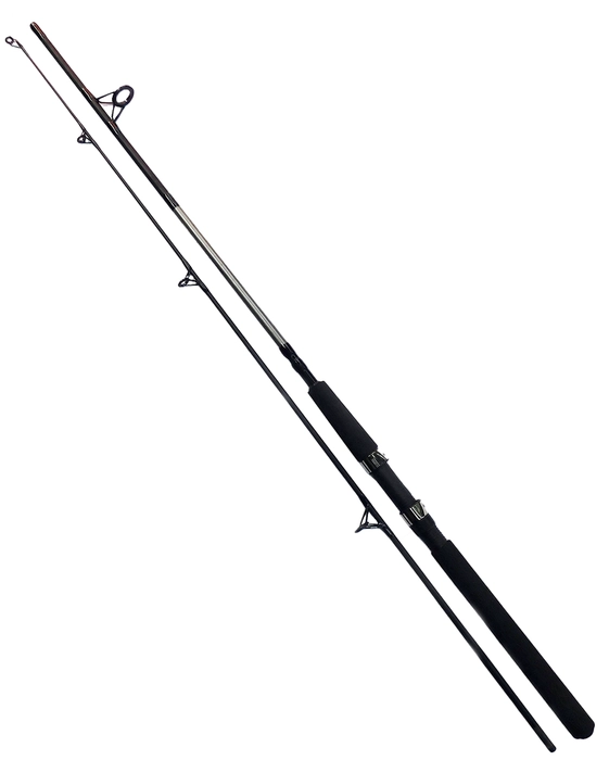 Carbon 2 Part 7 Foot Fishing Rod with Rubber Grip - Rozina's Club