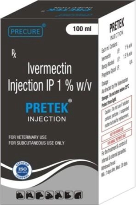 PRETEK (IVERMECTIN 1%) INJ.