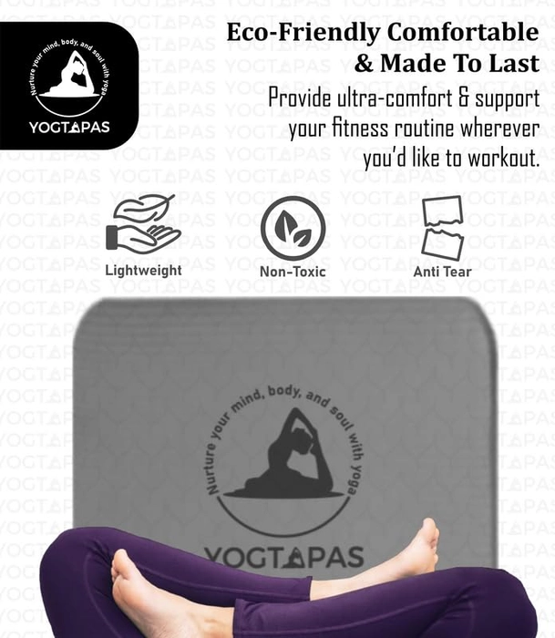 Yogtapas premium 6mm Yoga Mat ( EVA + TPE)