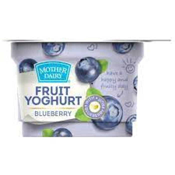 MOTHER DAIRY BLUEBERRY YOUGURT 100GM