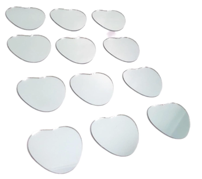 20 Pcs heart mirrors for crafts Small Mirrors for Crafts Craft