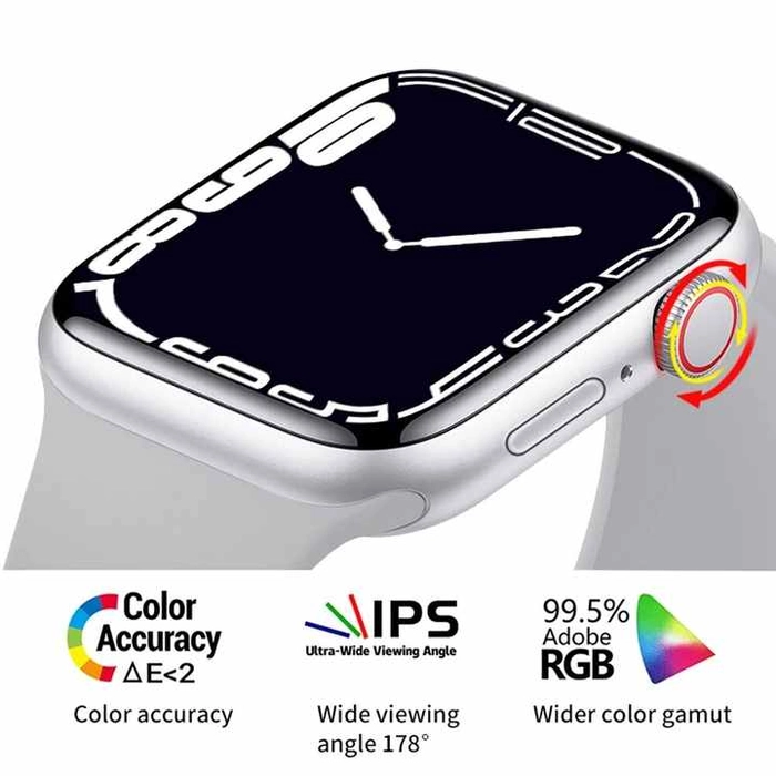 PRO MAX Smart Watch with Bluetooth Calling | Extra Straps Heart Rate Monitor Fitness Tracker | Multiple Faces 50+ Full Touch Display Watch | for Men and Women