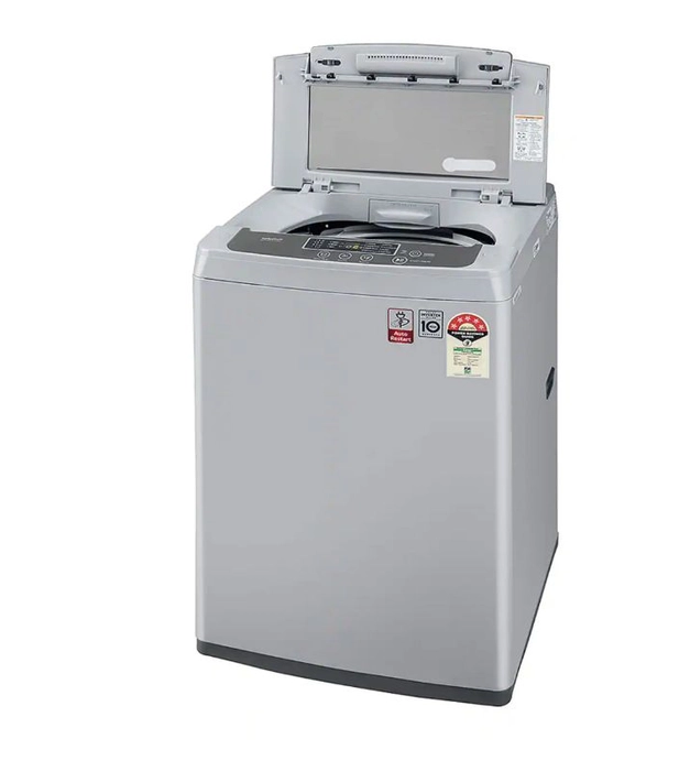 LG 6.5 Kg Top Load Washing Machine Silver (T65SKSF4ZD)