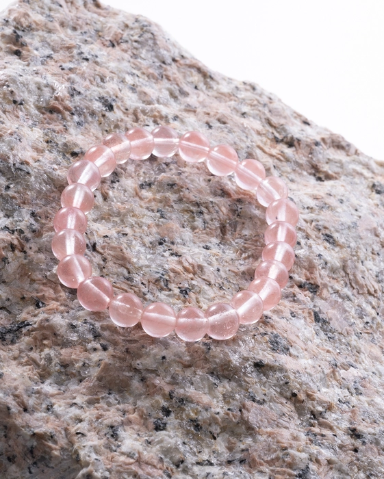 Rose Quartz Stone Wrap Bracelet – Cali Crystals