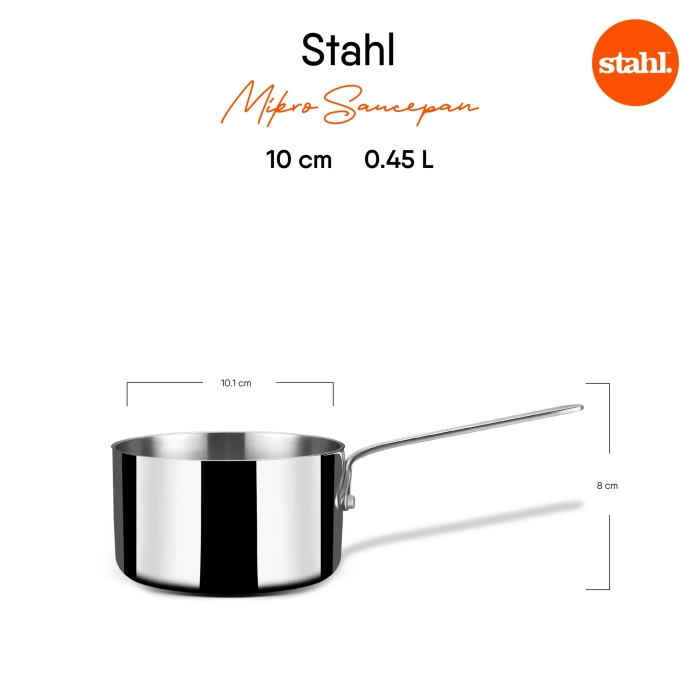 Stahl Arisan Mikro Sauce Pan - Triply Tea Pan