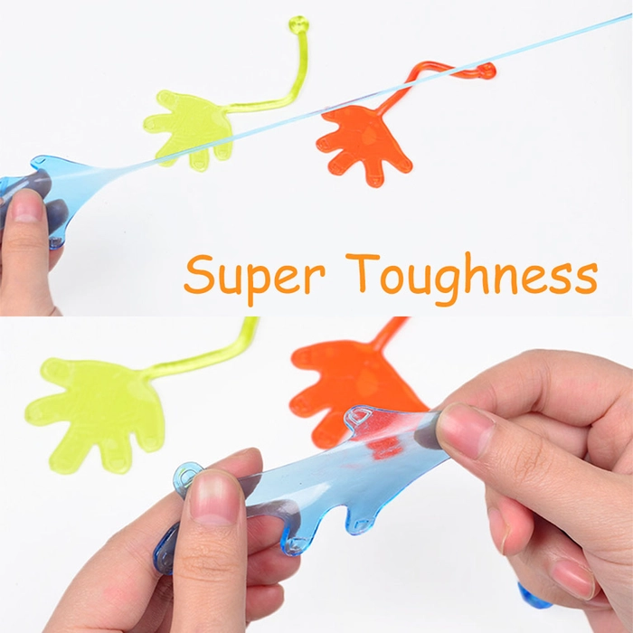 Retractable Sticky Palm Climbing Wall Children Prank ToyElastic Elastically Stretchable Stick Toy