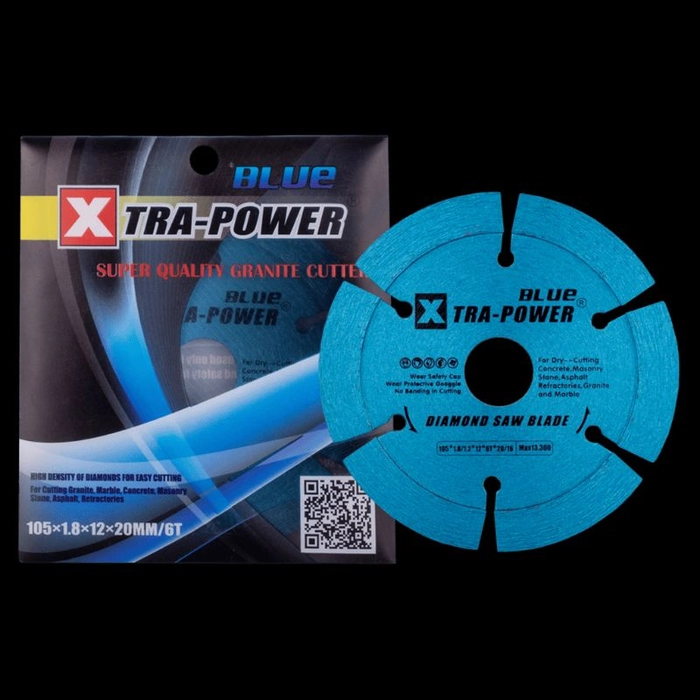 4" XTRA POWER BLUE GRANITE BLADE