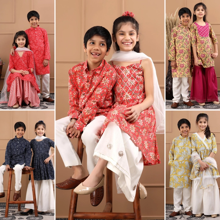 Sai Collections - Brother sister combos Customised dresses | Facebook