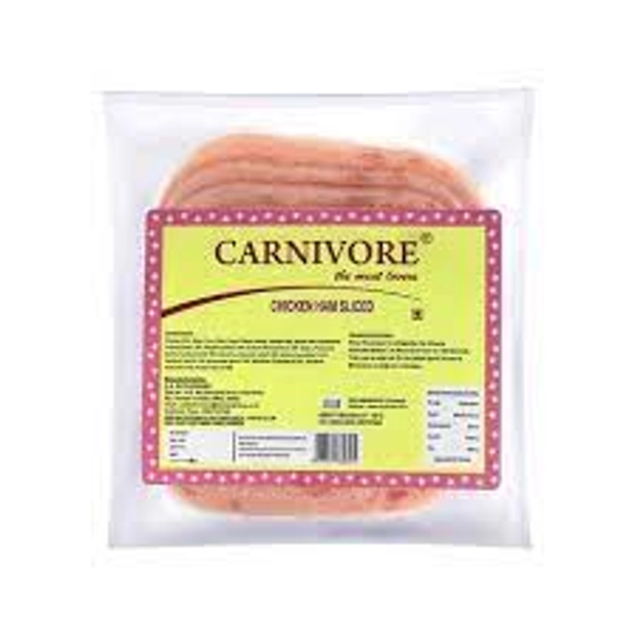 CARNIVORE CHICKEN HAM SLICED MUSCLES200 GMS