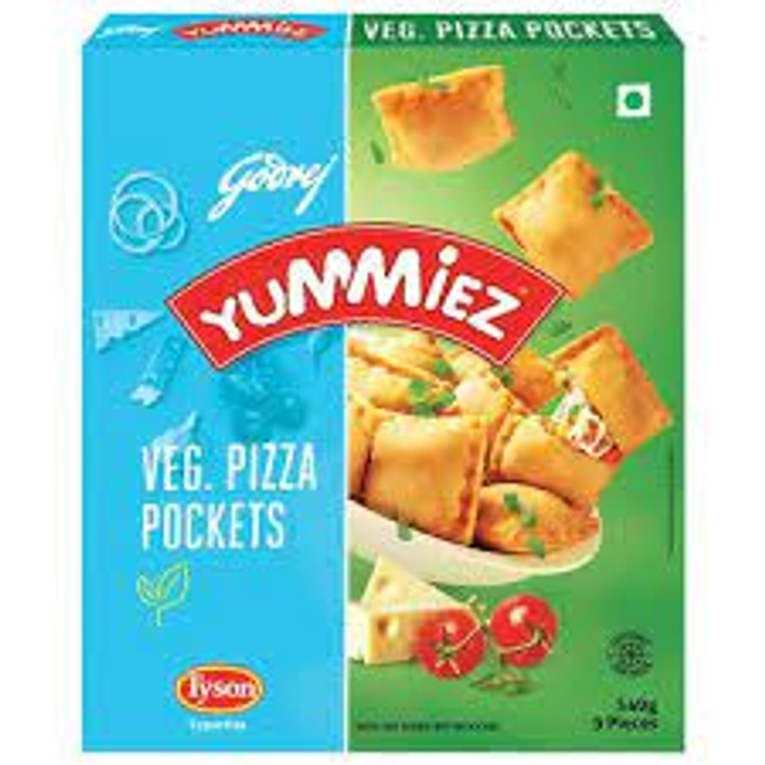 YUMMIEZ VEG PIZZA POCKETS