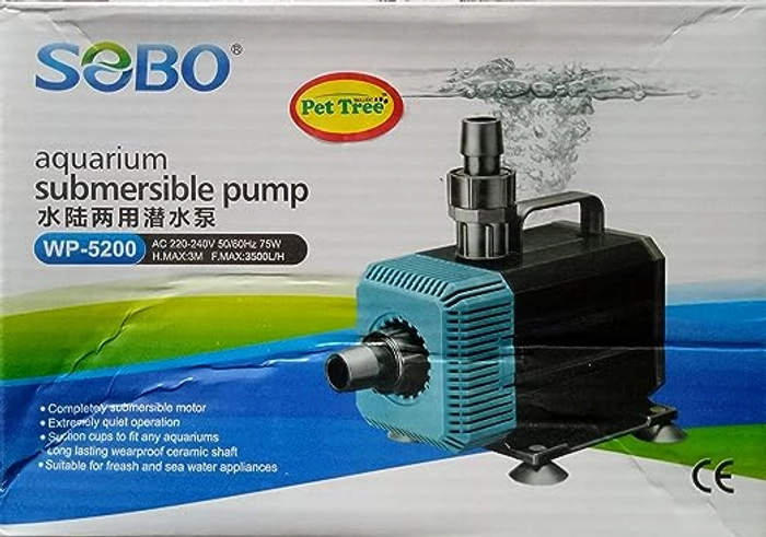 Sobo WP-5200 Aquarium Submersible Water Lifting Pump