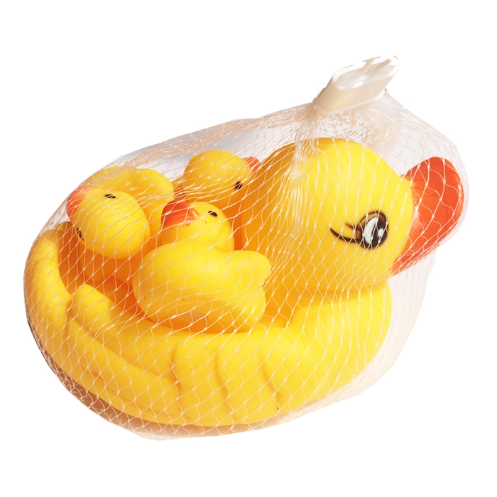 Bath Tub Swimming Pool Shower Bath Bathing Toy Rubber Duck Duckling