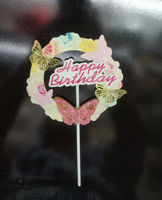 5 Minute Paper Cake Toppers Using Your Old Art - creative jewish mom