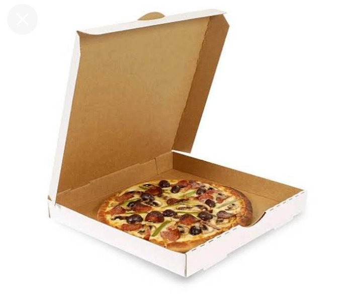 10 x 10 x 1.75 Inch Square White Color Pizza Box - Divena In