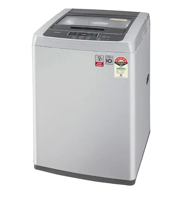 LG 6.5 Kg Top Load Washing Machine Silver (T65SKSF4ZD)