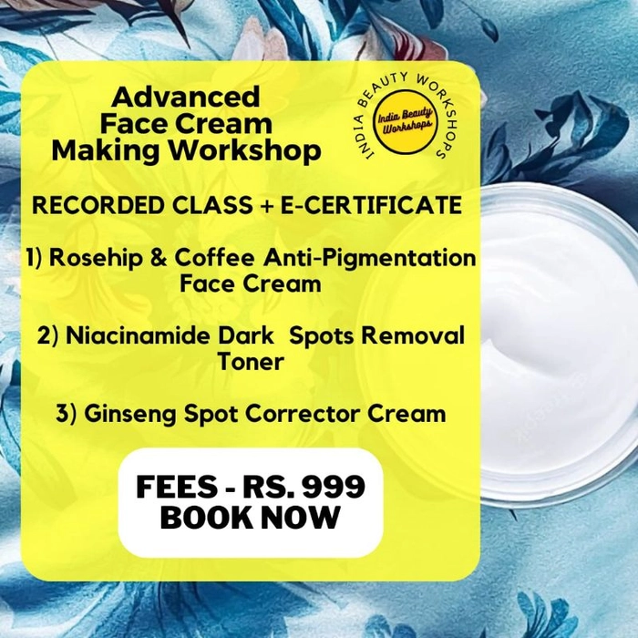 Workshops on Skincare Haircare India Beauty Raw Material