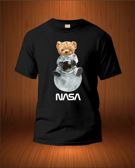 Teddy bear with store printed t shirt