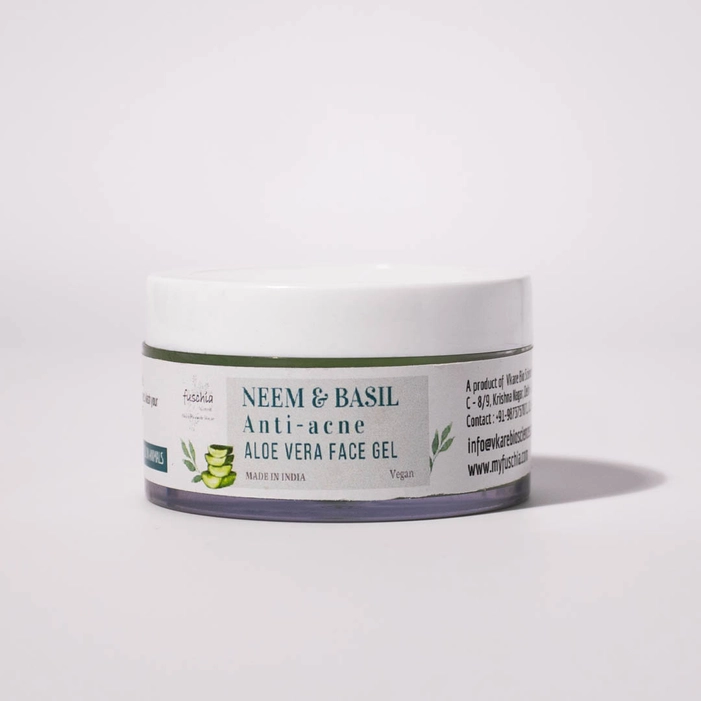 Fuschia Neem Basil Acne Free Skin Gel