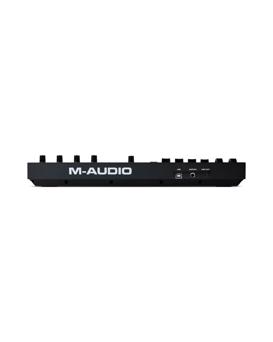 M-Audio Oxygen Pro Mini – 32 Key USB MIDI Keyboard Controller With Beat  Pads, MIDI assignable Knobs, Buttons & Faders and Software Suite