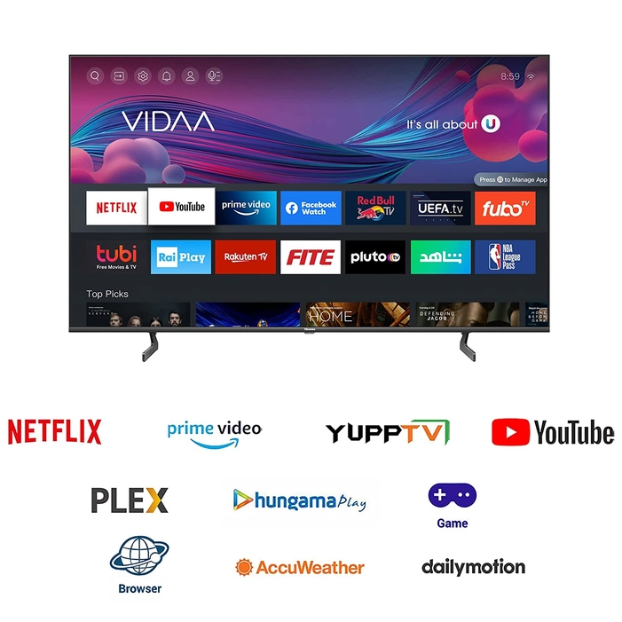 QLED TV (Product code '55U7H')