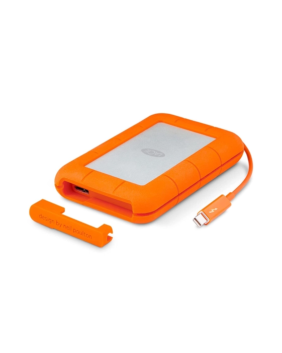 LaCie Rugged Thunderbolt & USB-C USB 3.1 Portable Drive Portable Hard Drive  External Hard Disk (2TB / 4TB / 5TB)