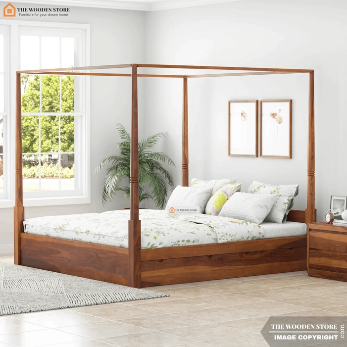 Buy Poster Beds Online @ Upto 50% OFF | The Wooden Store