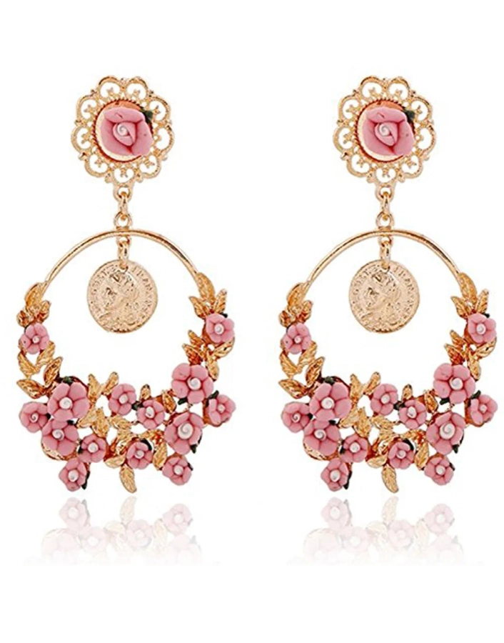 Buy Beautiful Party Wear White Stone Peacock Earring Design One Gram Gold Earring  Online