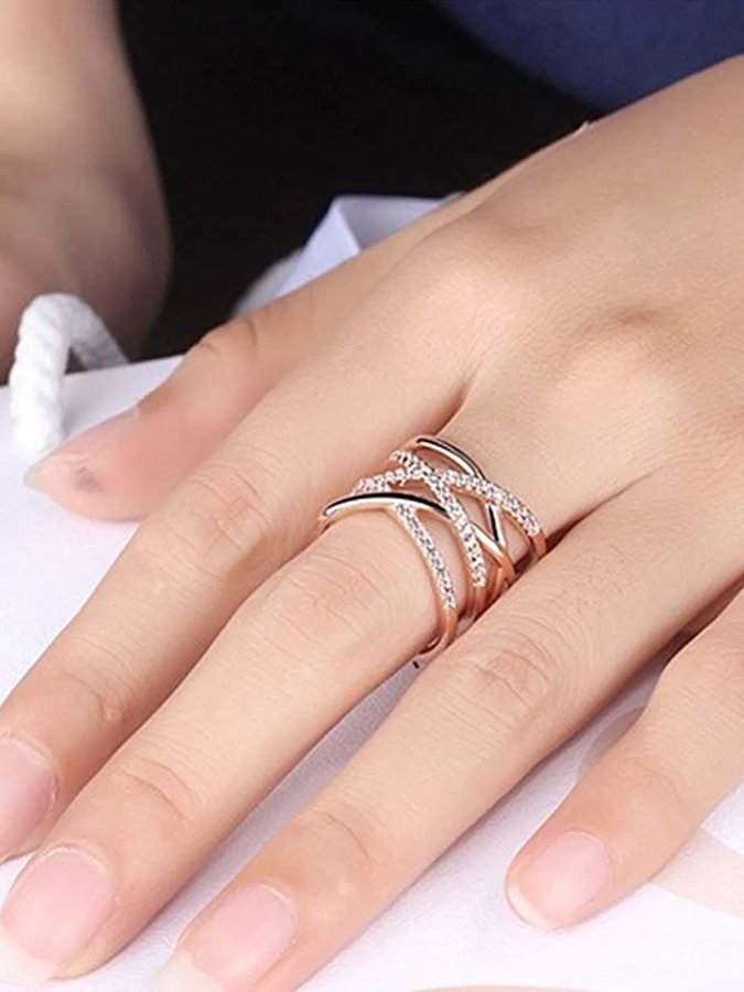 Adjustable Arrow Ring On Middle Finger For Women And Teen Girls Zircon Gold  Color, Perfect For Parties, Daily Wear, And Fashion Jewelry R922 Z0428 From  Lianwu02, $20 | DHgate.Com