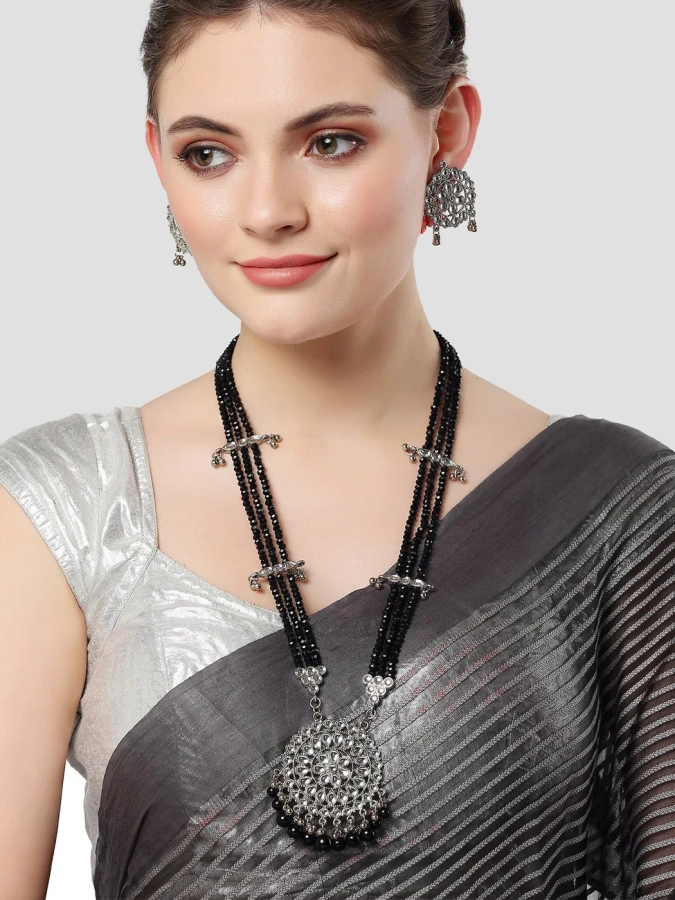 108 Mala Black Onyx Prayer beads, Onyx Meditation necklace, Long Tasse –  Aham Prem Jewelry