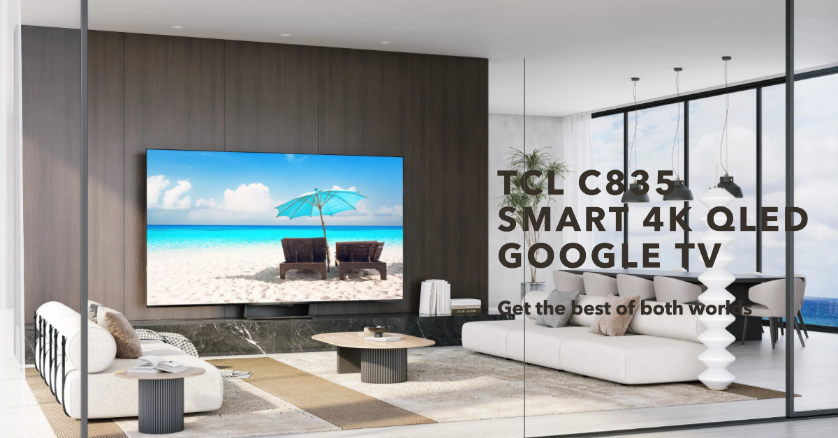 TCL C835 Smart 4K QLED Google TV with Dolby Vision IQ