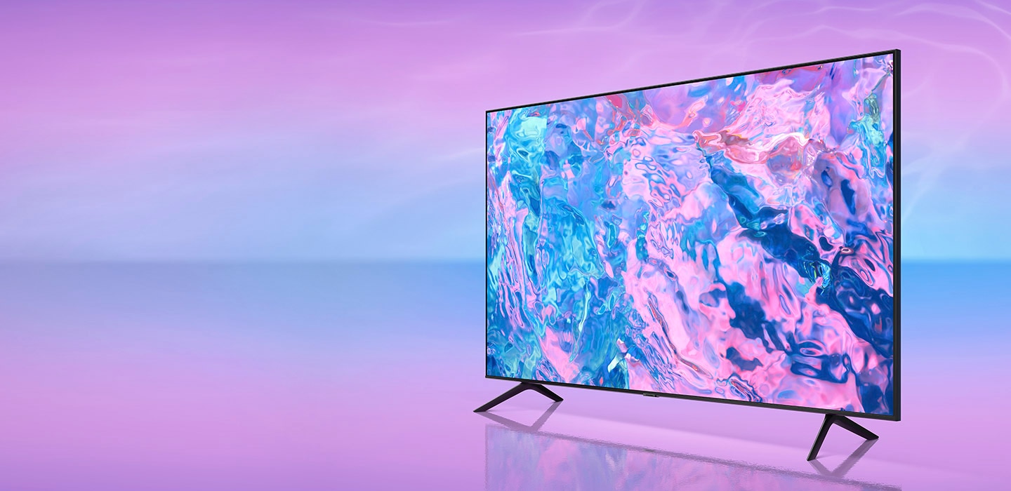 An image showcasing the lifelike picture quality of the TV, with vibrant colors and captivating visuals using PurColor technology.