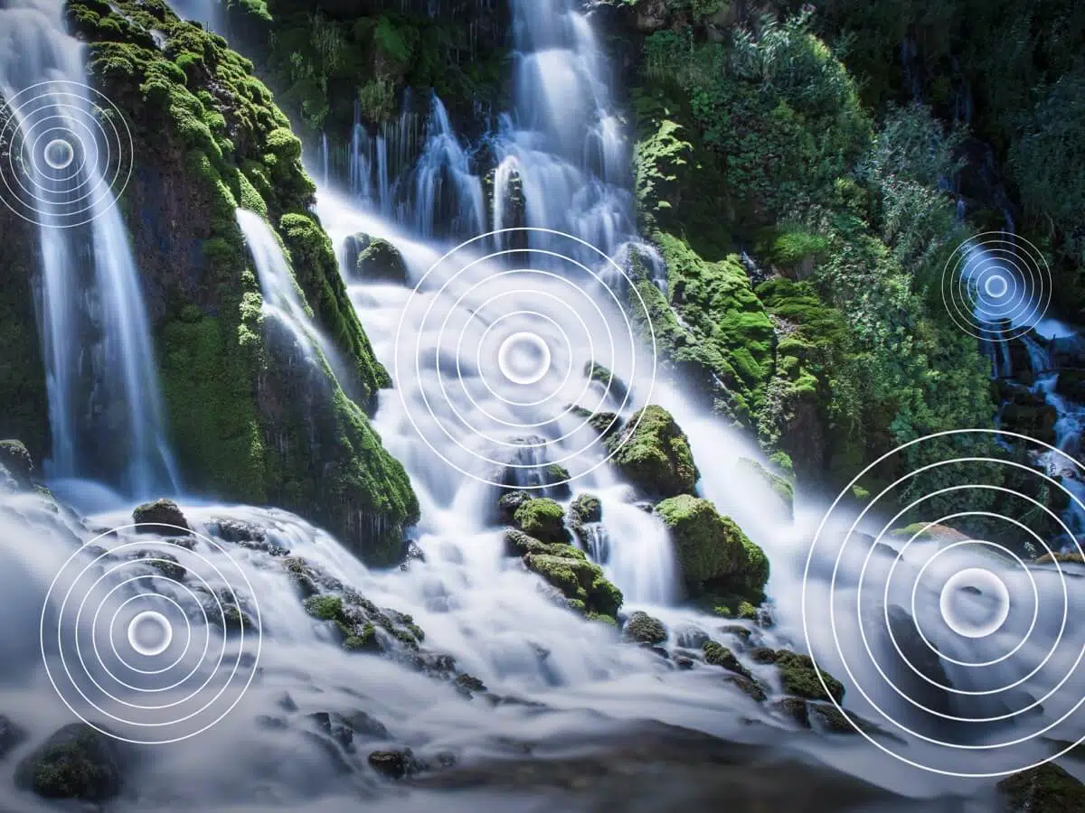  an image that symbolizes an immersive audio experience with Dolby Audio.