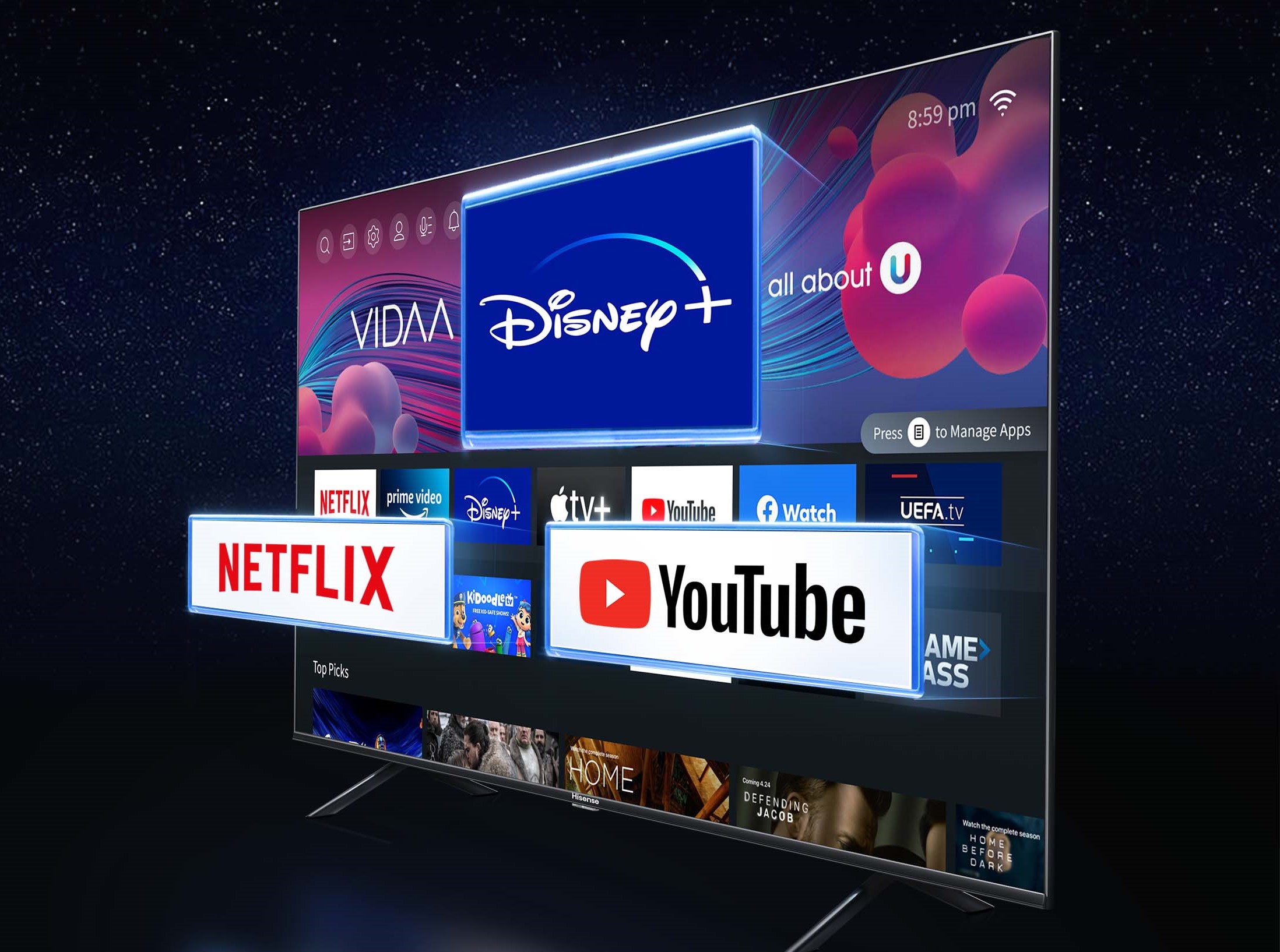 an image showcasing the VIDAA smart TV platform.