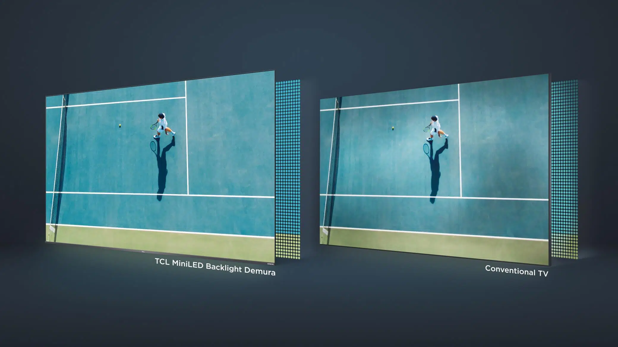 An image illustrating the concept of Backlight Demura technology. 