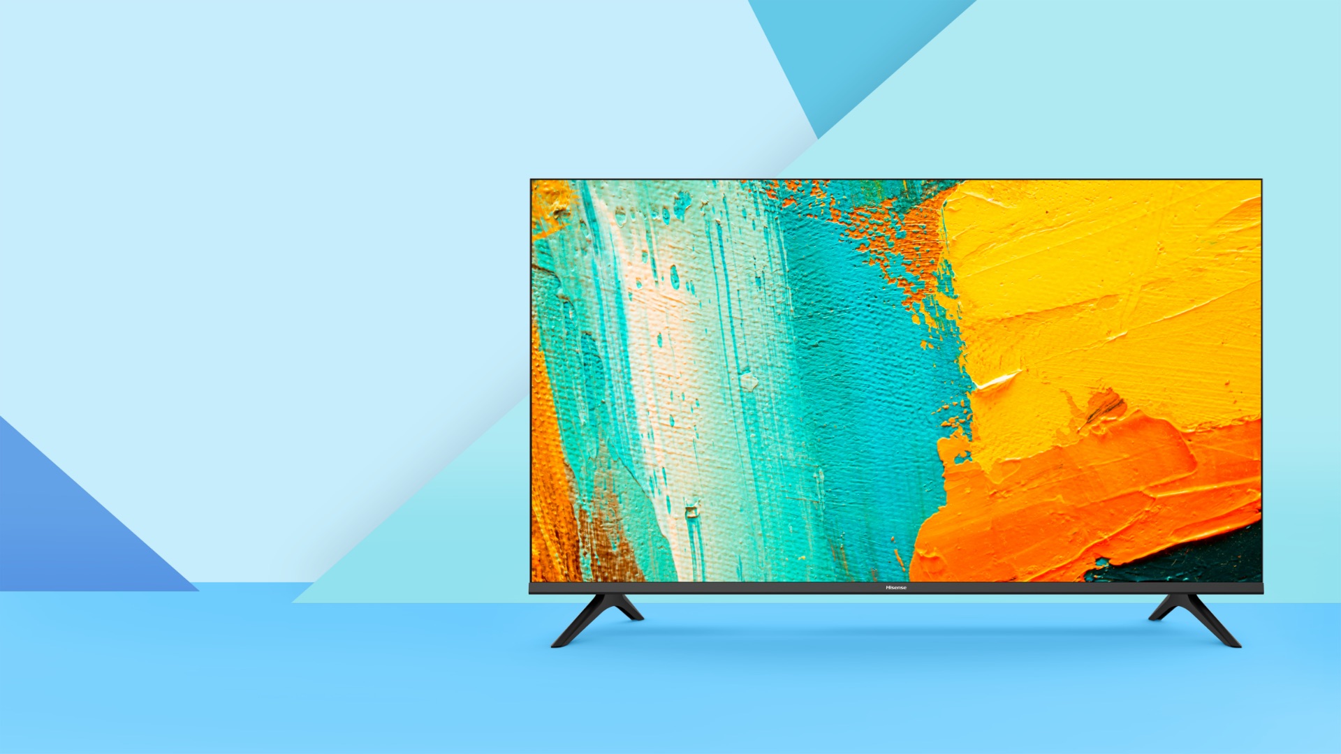 Image of the Hisense A4G Series Smart FHD TV with VIDAA OS and DTS, featuring its sleek design, vibrant display, and advanced features.