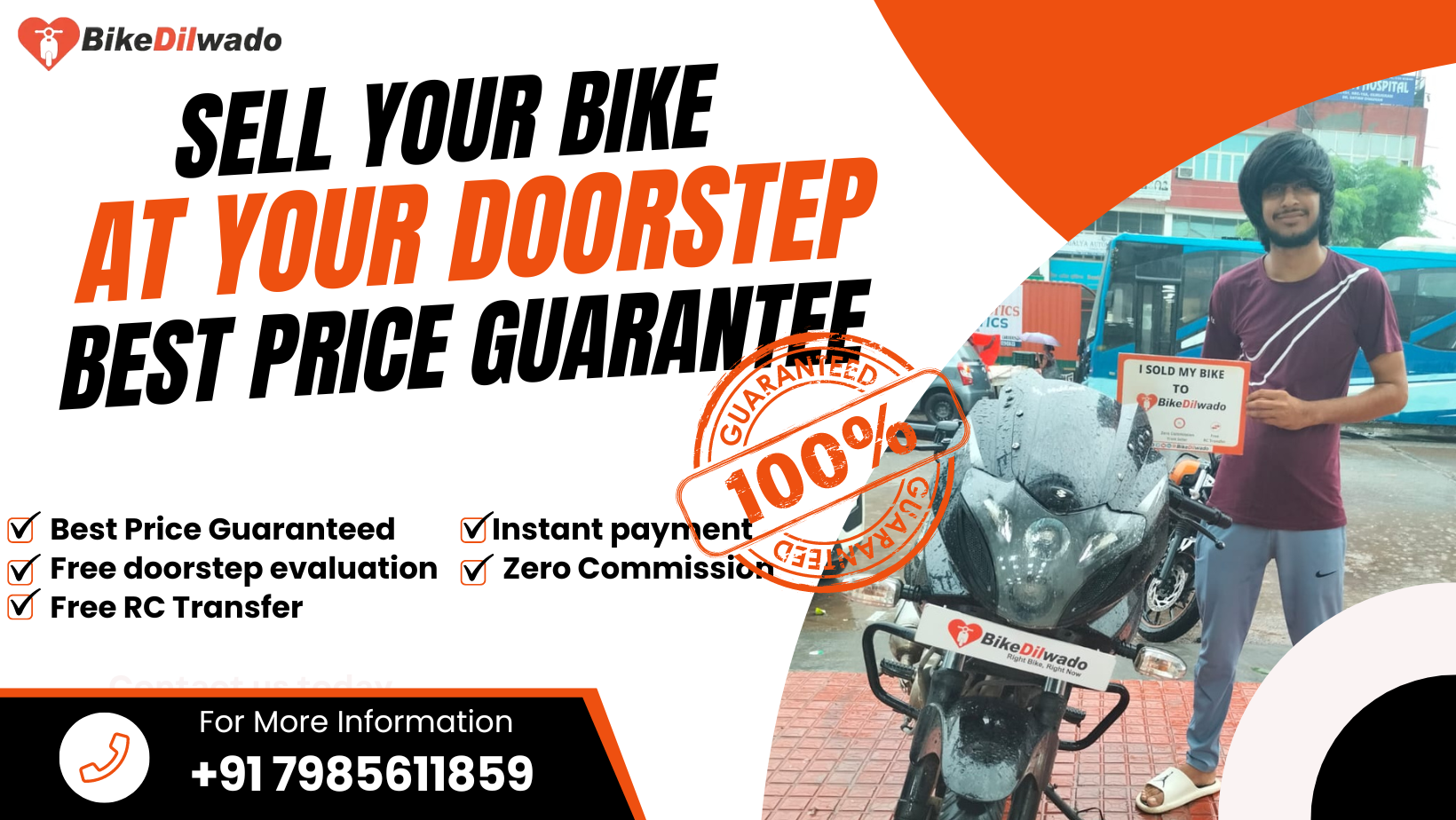 Sell your Bike online in Gurgaon | BikeDilwado®